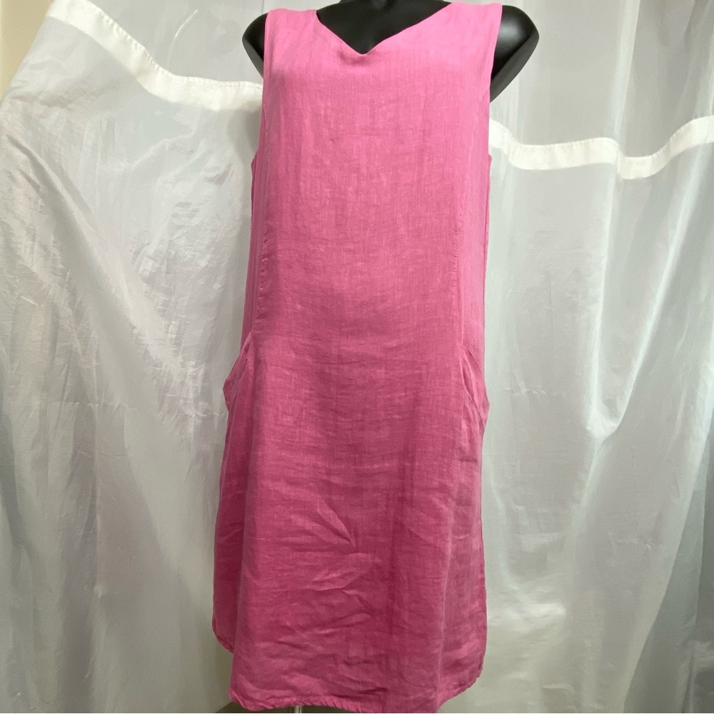 CHARLIE B Pink Sleeveless Midi Dress